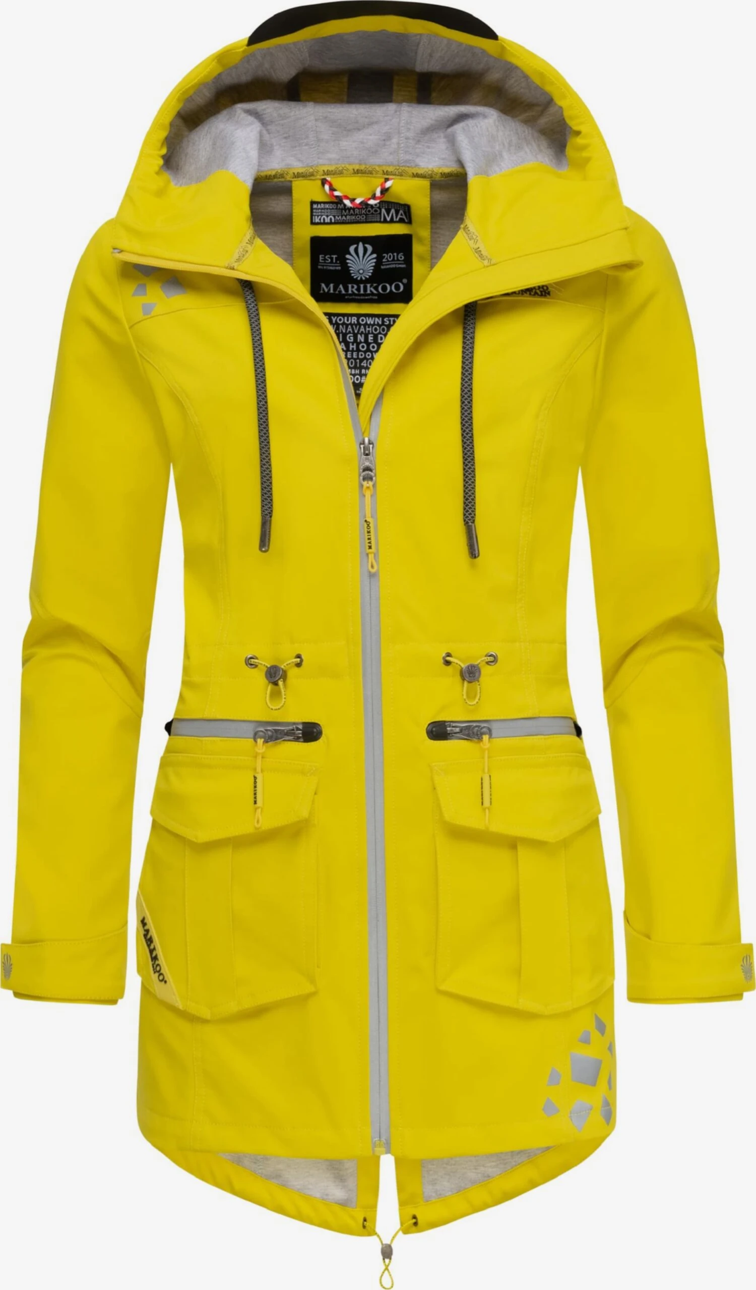 Marikoo Vestes Dextérieur Veste Fonctionnelle Ulissaa Femme Citron 3 Marikoo Vestes Dextérieur Veste Fonctionnelle Ulissaa Femme Citron