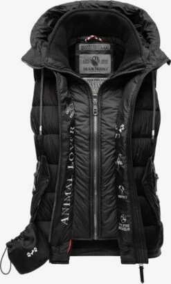 Marikoo Vestes Sans Manches Gilet Taisaa Femme Noir -Marikoo 02b223d15d5d2deb4757c2aa9ddc4af9