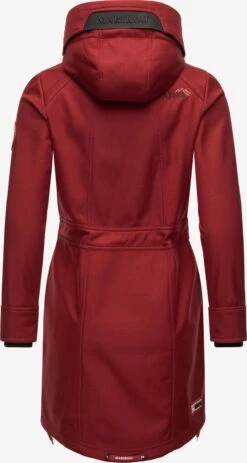 Marikoo Parkas Parka Mi-saison Femme Rouge Foncé -Marikoo 02d039a595025a947c047ca5a478c67e