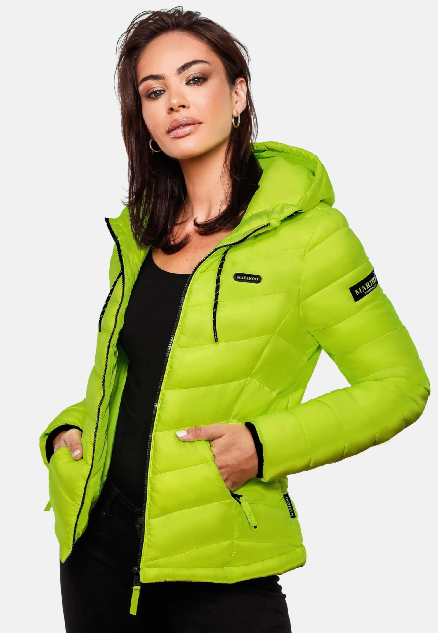 Marikoo Vestes De Mi-saison Veste Mi-saison Kuala Femme Vert 9 Marikoo Vestes De Mi-saison Veste Mi-saison Kuala Femme Vert – Image 7