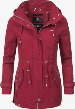 Marikoo Parkas Parka Mi-saison Nyokoo Femme Rouge Sang