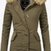 Marikoo Parkas Parka D’hiver Karmaa Femme Kaki -Marikoo 04eb9ea14ba7c5007464c40686586081