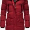 Marikoo Manteaux Dhiver Manteau D’hiver Schneesternchen Femme Rouge Sang -Marikoo 051e0bfd7d165069f92988482194777e