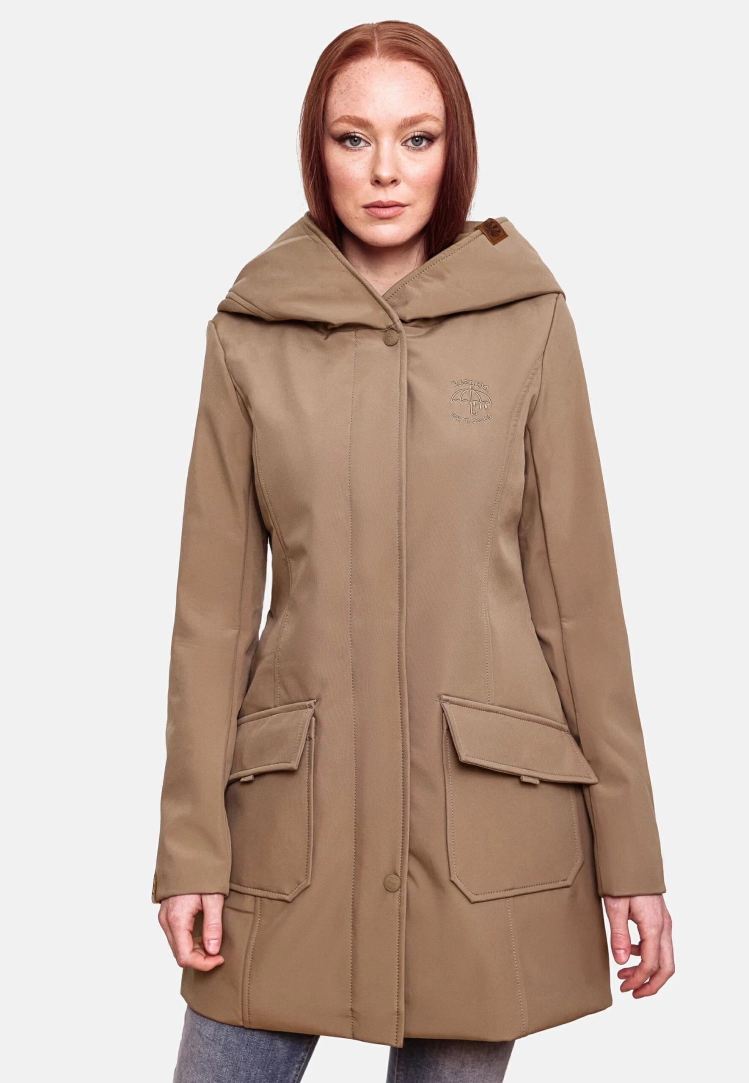 Marikoo Manteaux De Pluie Manteau Fonctionnel Mayleen Femme Noisette 6 Marikoo Manteaux De Pluie Manteau Fonctionnel Mayleen Femme Noisette – Image 4