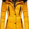 Marikoo Manteaux Dhiver Manteau D’hiver Moonshine Femme Jaune Dor -Marikoo 0b385fd4fc123cc190b683dfb1588682
