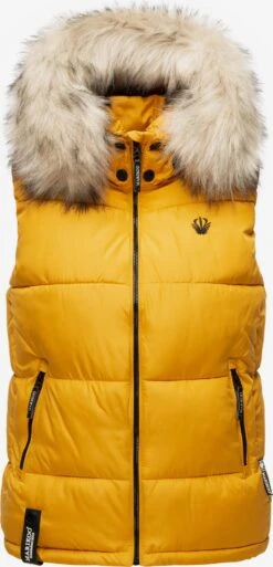 Marikoo Vestes Sans Manches Gilet Eisflöckchen Femme Jaune 17 Marikoo Vestes Sans Manches Gilet Eisflöckchen Femme Jaune -Marikoo 0c0a6af785f2e75b6347d3a648c1f873