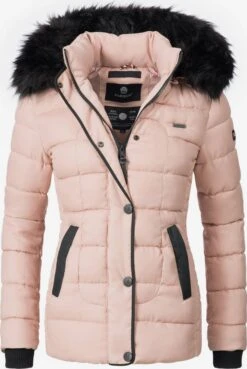 Marikoo Vestes Dhiver Veste D’hiver Unique Femme Rose Ancienne