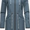 Marikoo Parkas Parka Mi-saison Femme Bleu 2 Marikoo Parkas Parka Mi-saison Femme Bleu -Marikoo 0e00a722b677bf7dee4bdab42d7463ce
