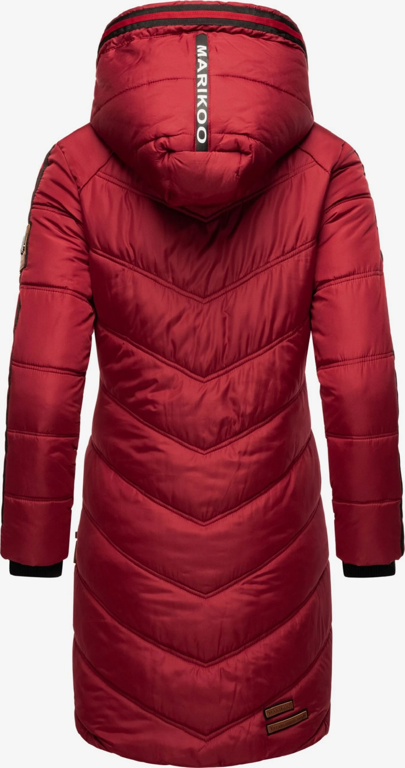 Marikoo Manteaux Dhiver Manteau D’hiver Armasa Femme Rouge / Rouge Sang 5 Marikoo Manteaux Dhiver Manteau D’hiver Armasa Femme Rouge / Rouge Sang – Image 3