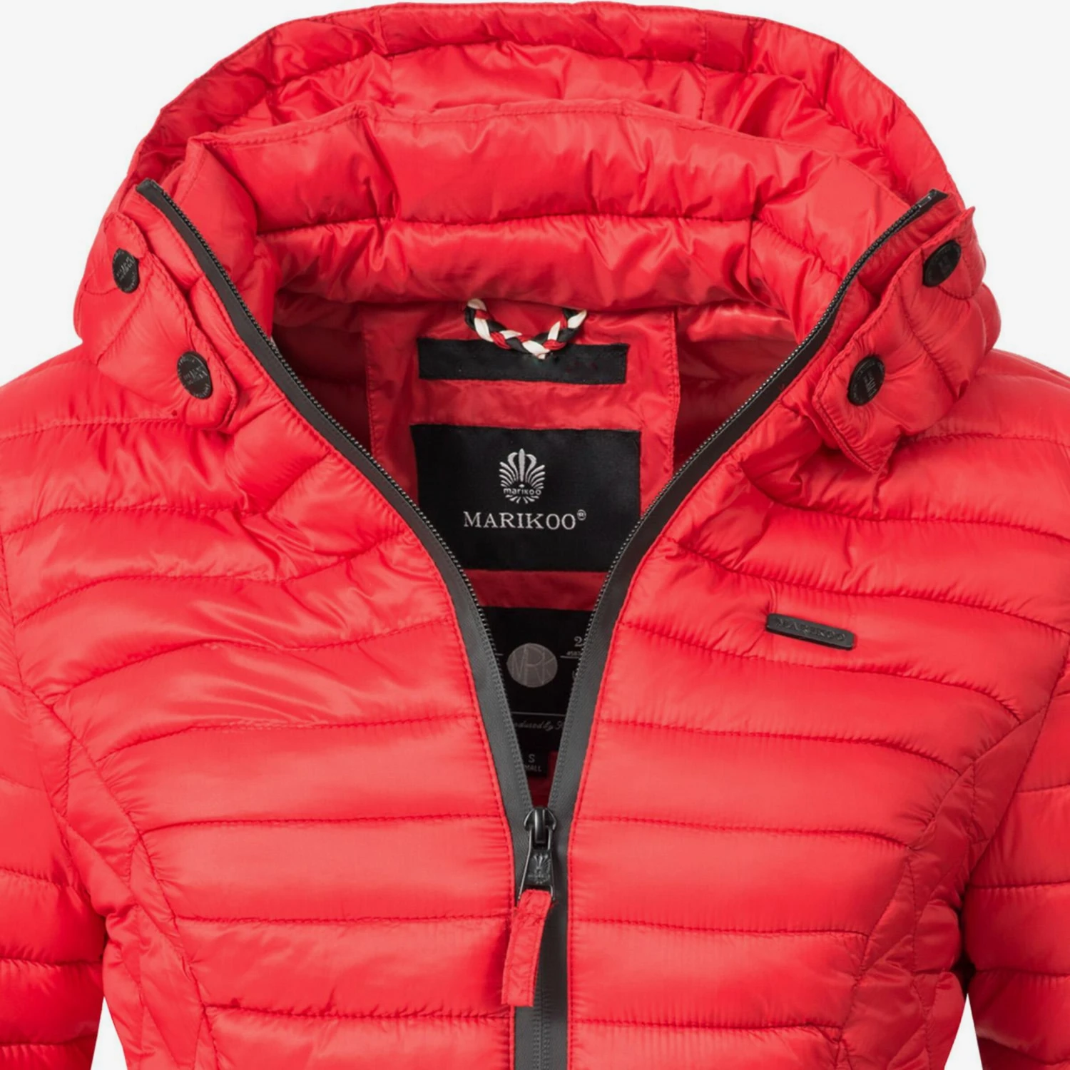 Marikoo Vestes De Mi-saison Veste Mi-saison Samtpfote Femme Rouge 10 Marikoo Vestes De Mi-saison Veste Mi-saison Samtpfote Femme Rouge – Image 8