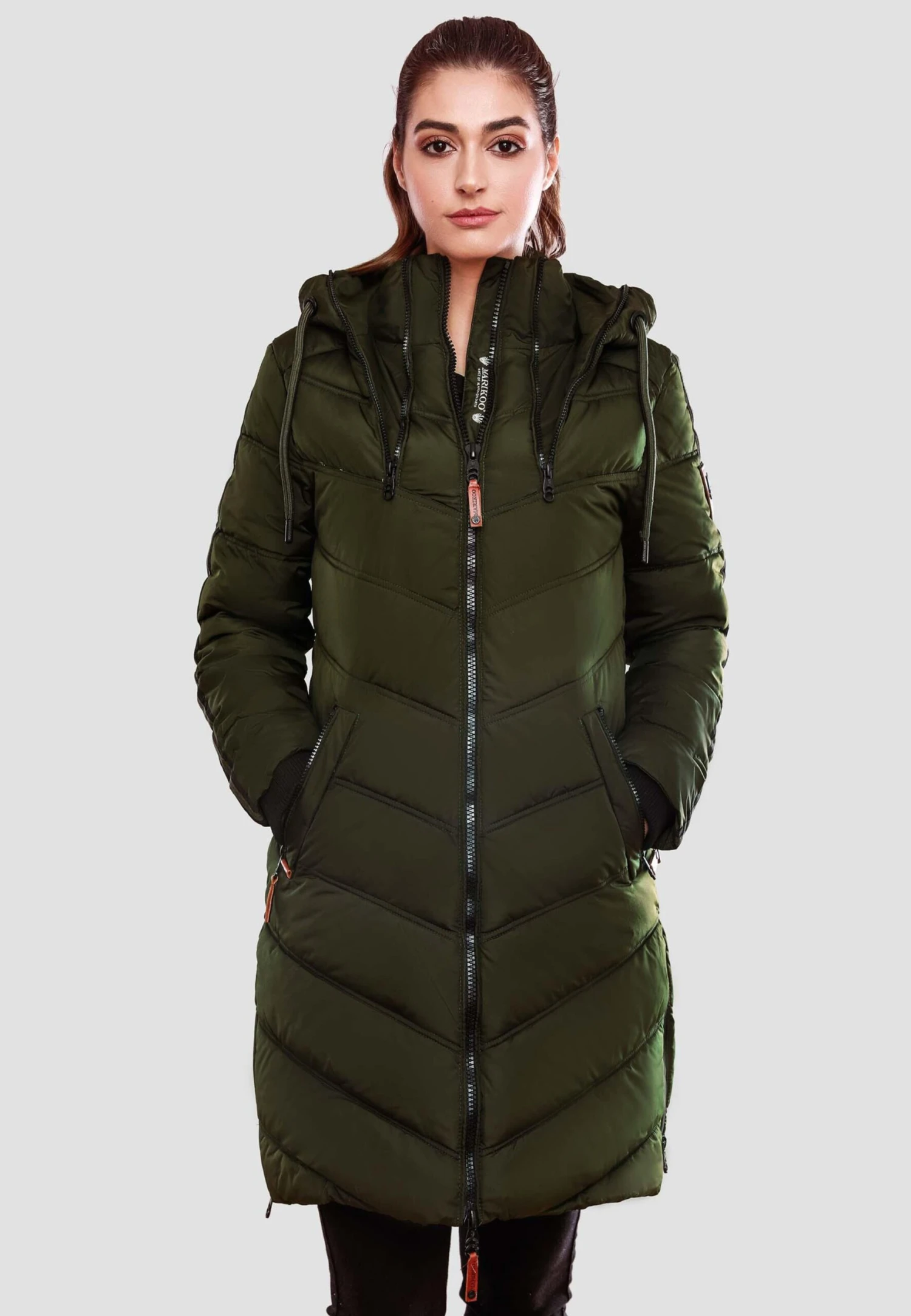 Marikoo Manteaux Dhiver Manteau D’hiver Armasa Femme Kaki 6 Marikoo Manteaux Dhiver Manteau D’hiver Armasa Femme Kaki – Image 4
