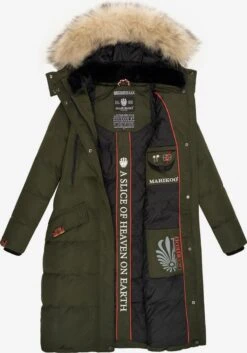 Marikoo Manteaux Dhiver Manteau D’hiver Schneesternchen Femme Vert -Marikoo 112cf22bc2e6b87ebaca78a648450b1e