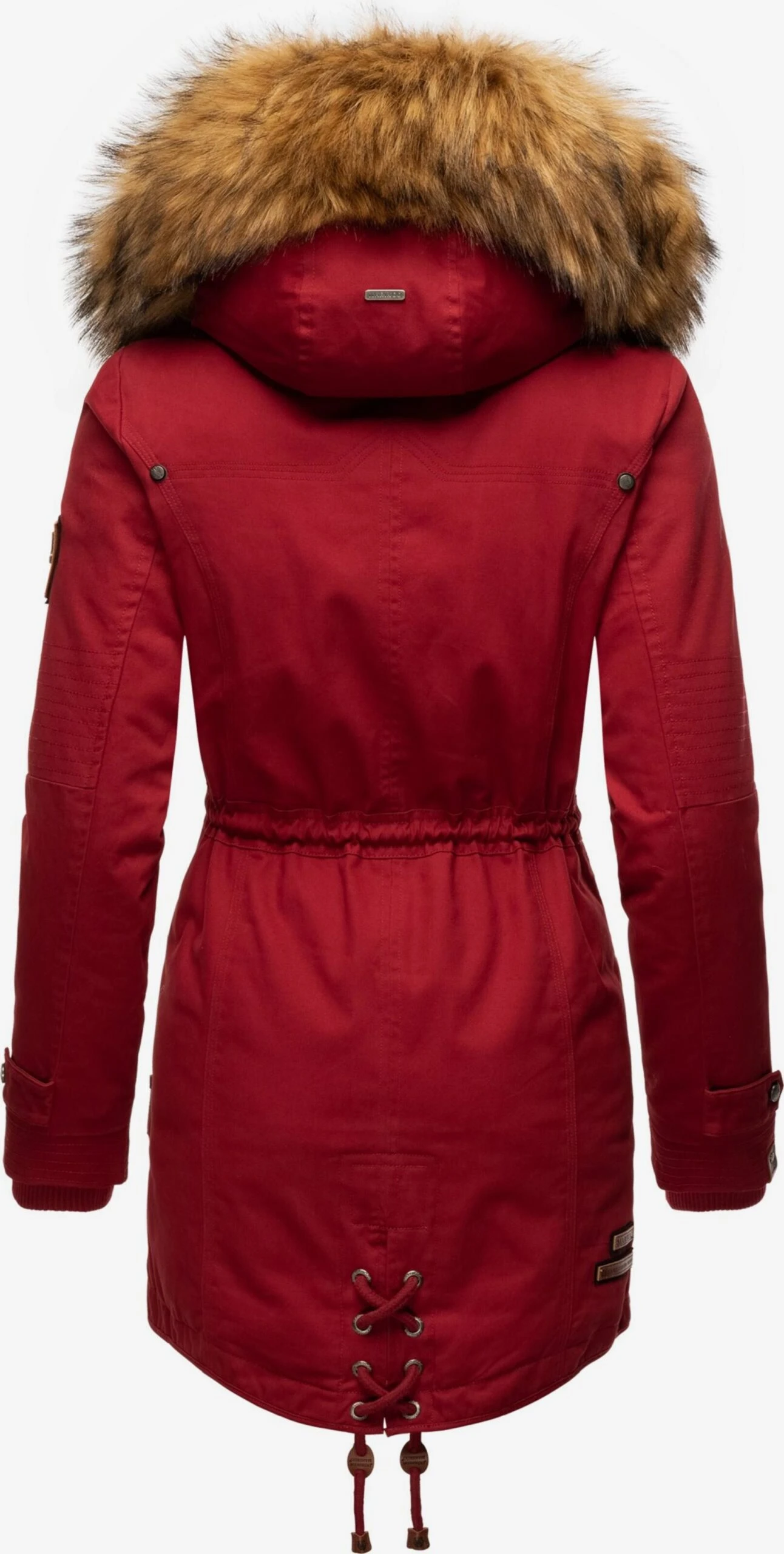 Marikoo Parkas Parka D’hiver La Viva Femme Rouge 5 Marikoo Parkas Parka D’hiver La Viva Femme Rouge – Image 3
