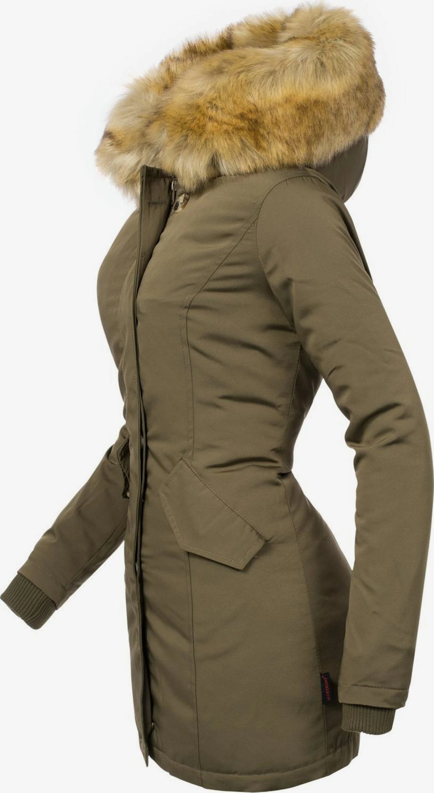 Marikoo Parkas Parka D’hiver Karmaa Femme Kaki 5 Marikoo Parkas Parka D’hiver Karmaa Femme Kaki – Image 3