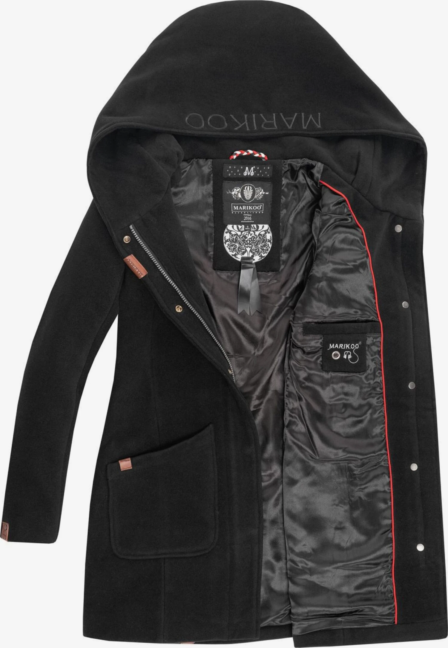 Marikoo Manteaux Dhiver Manteau D’hiver Maikoo Femme Noir 6 Marikoo Manteaux Dhiver Manteau D’hiver Maikoo Femme Noir – Image 4