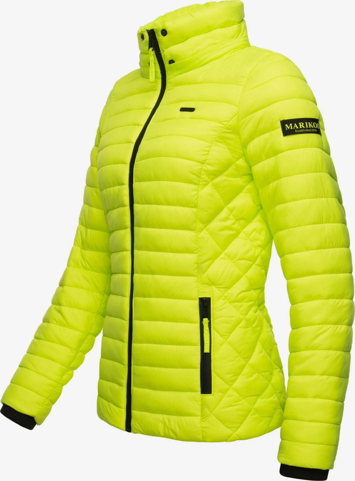 Marikoo Vestes De Mi-saison Veste Mi-saison Samtpfote Femme Vert Fluo 6 Marikoo Vestes De Mi-saison Veste Mi-saison Samtpfote Femme Vert Fluo – Image 4