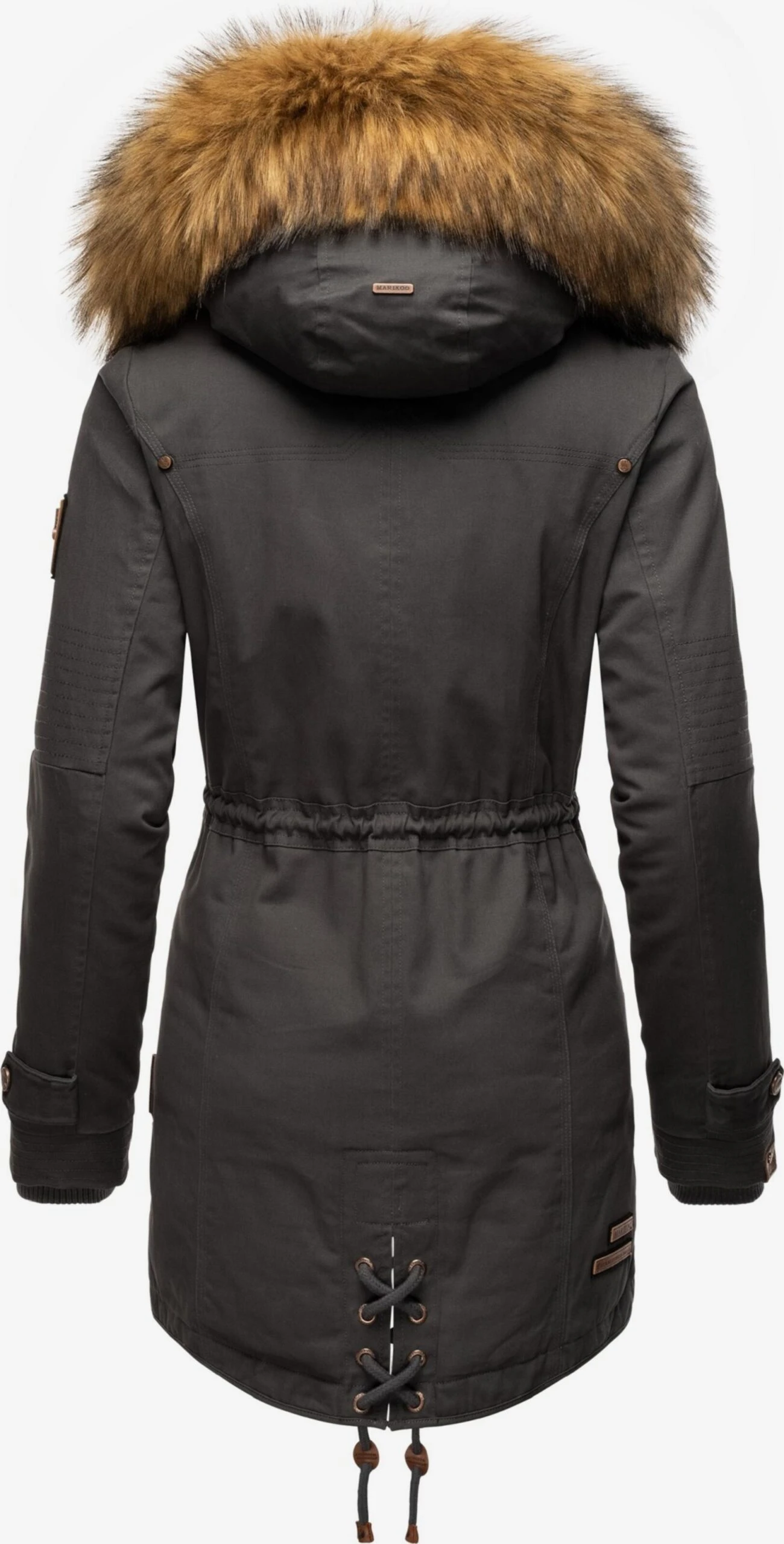 Marikoo Parkas Parka D’hiver La Viva Prc Femme Anthracite 5 Marikoo Parkas Parka D’hiver La Viva Prc Femme Anthracite – Image 3