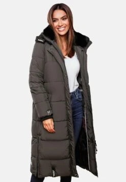 Marikoo Manteaux Dhiver Manteau D’hiver Femme Anthracite -Marikoo 185bca8362a79562d5db4ef7096b7495