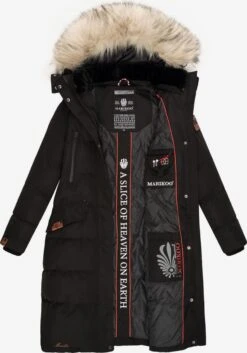 Marikoo Manteaux Dhiver Manteau D’hiver Schneesternchen Femme Noir -Marikoo 18ae37a68c4530e82d91601f37552966