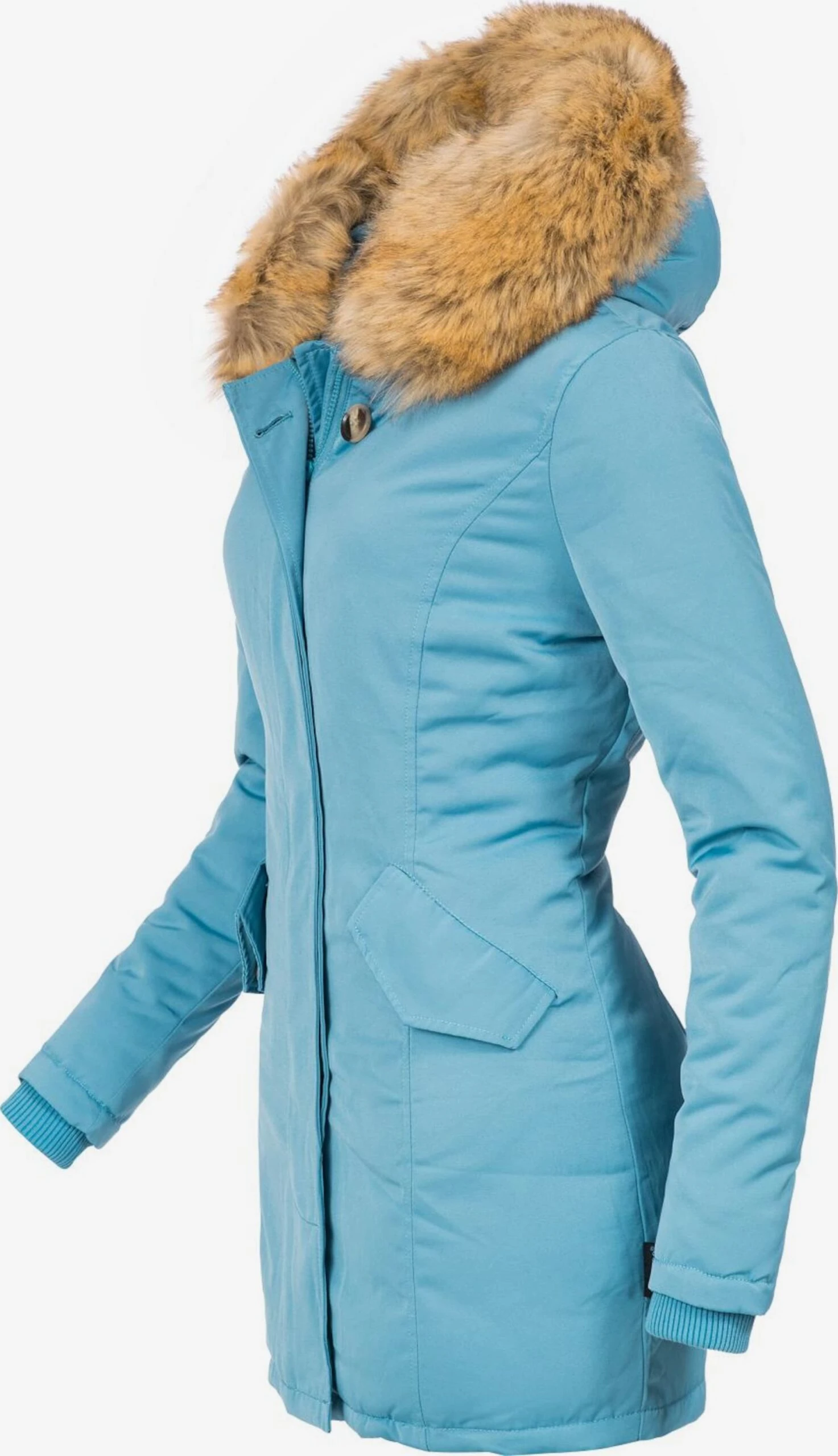 Marikoo Parkas Parka D’hiver Karmaa Femme Bleu Clair 5 Marikoo Parkas Parka D’hiver Karmaa Femme Bleu Clair – Image 3
