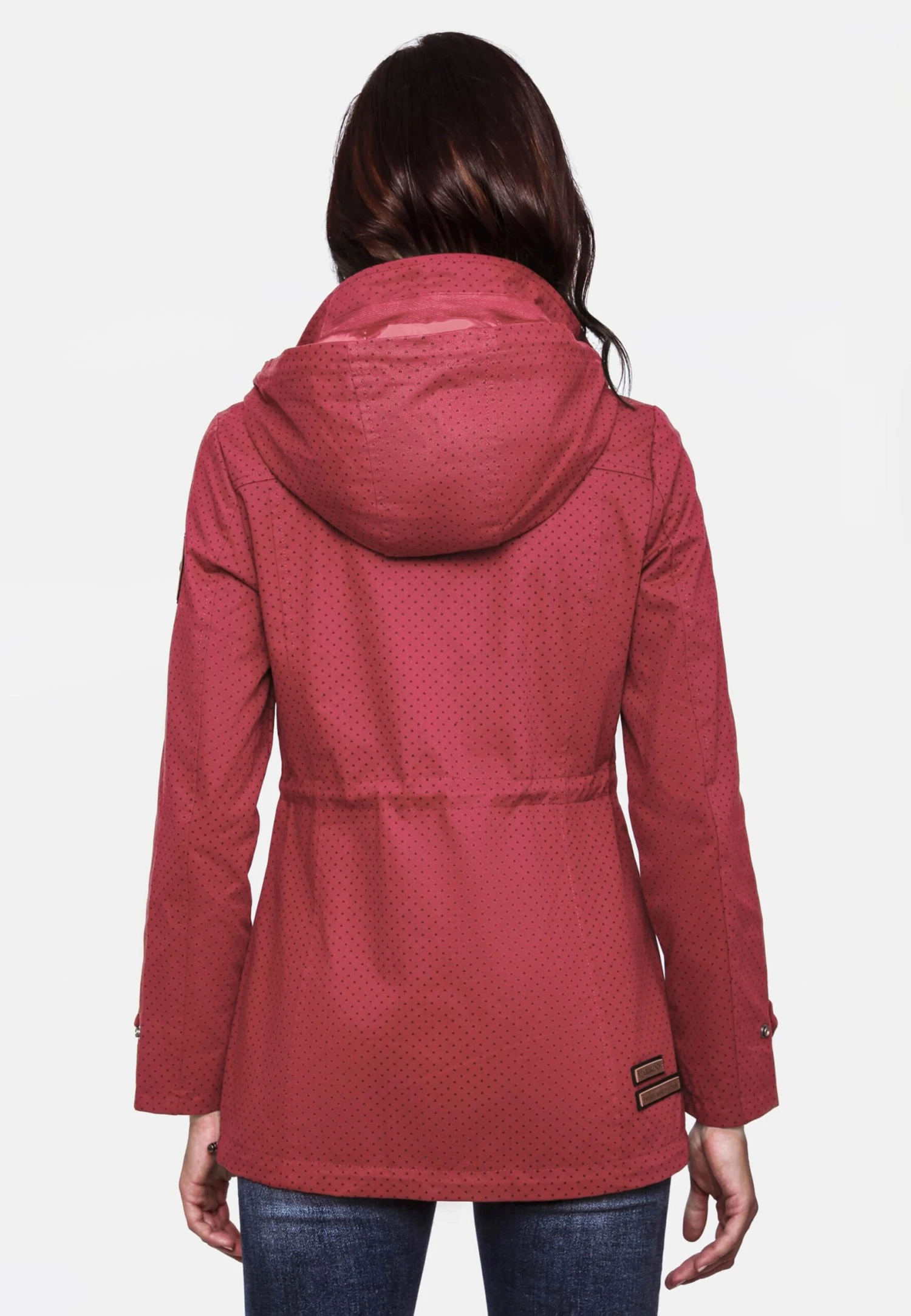 Marikoo Parkas Parka Mi-saison Nyokoo Femme Rouge / Bourgogne 10 Marikoo Parkas Parka Mi-saison Nyokoo Femme Rouge / Bourgogne – Image 8