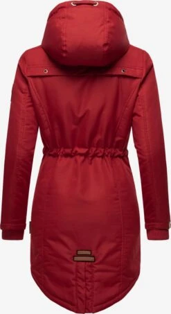 Marikoo Parkas Parka D’hiver Kamii Femme Rouge -Marikoo 19e93c0179381ebd608a3ed2cec5e9da