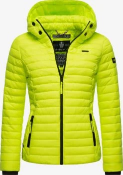 Marikoo Vestes De Mi-saison Veste Mi-saison Samtpfote Femme Vert Fluo