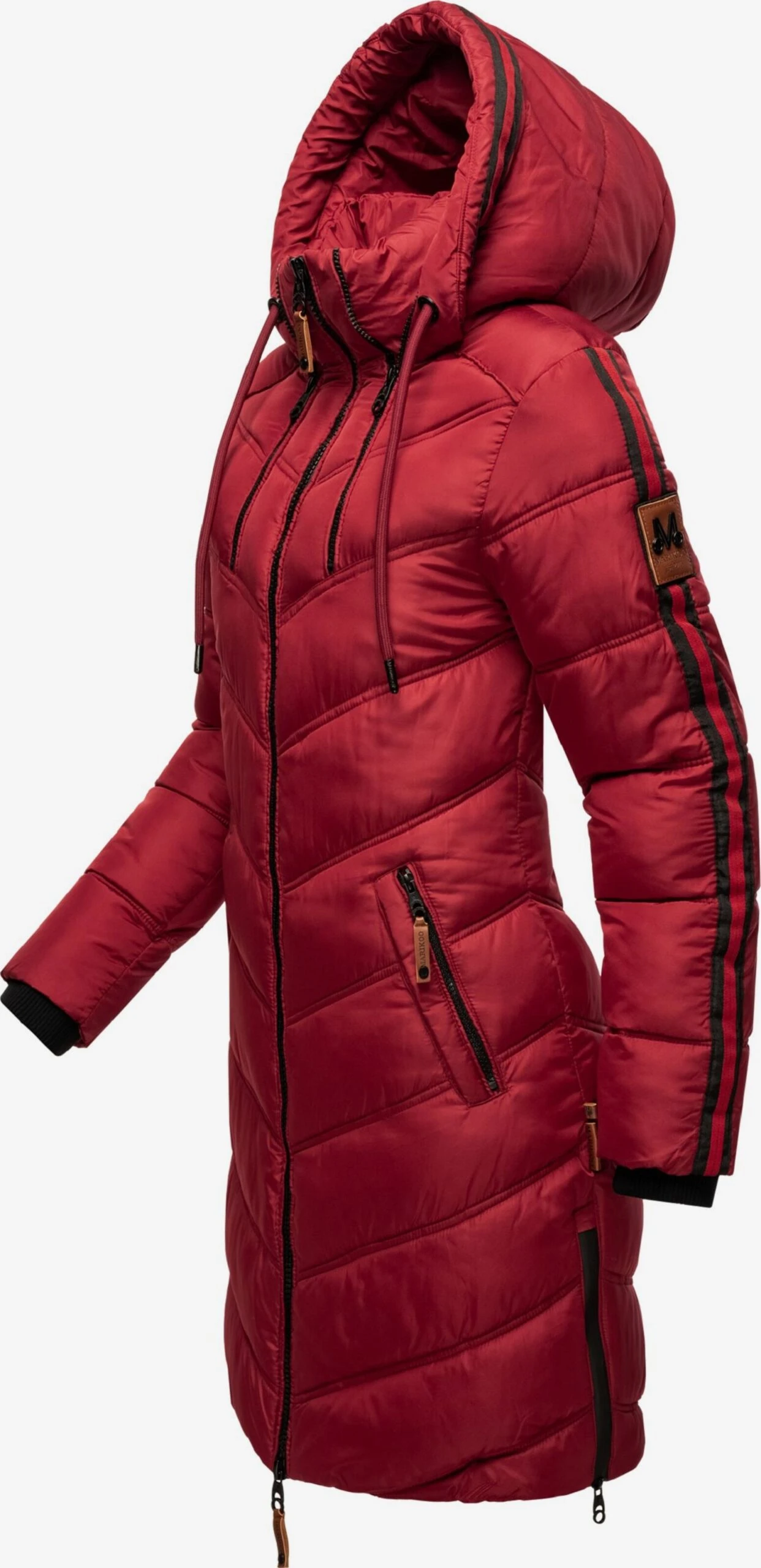 Marikoo Manteaux Dhiver Manteau D’hiver Armasa Femme Rouge / Rouge Sang 4 Marikoo Manteaux Dhiver Manteau D’hiver Armasa Femme Rouge / Rouge Sang – Image 2
