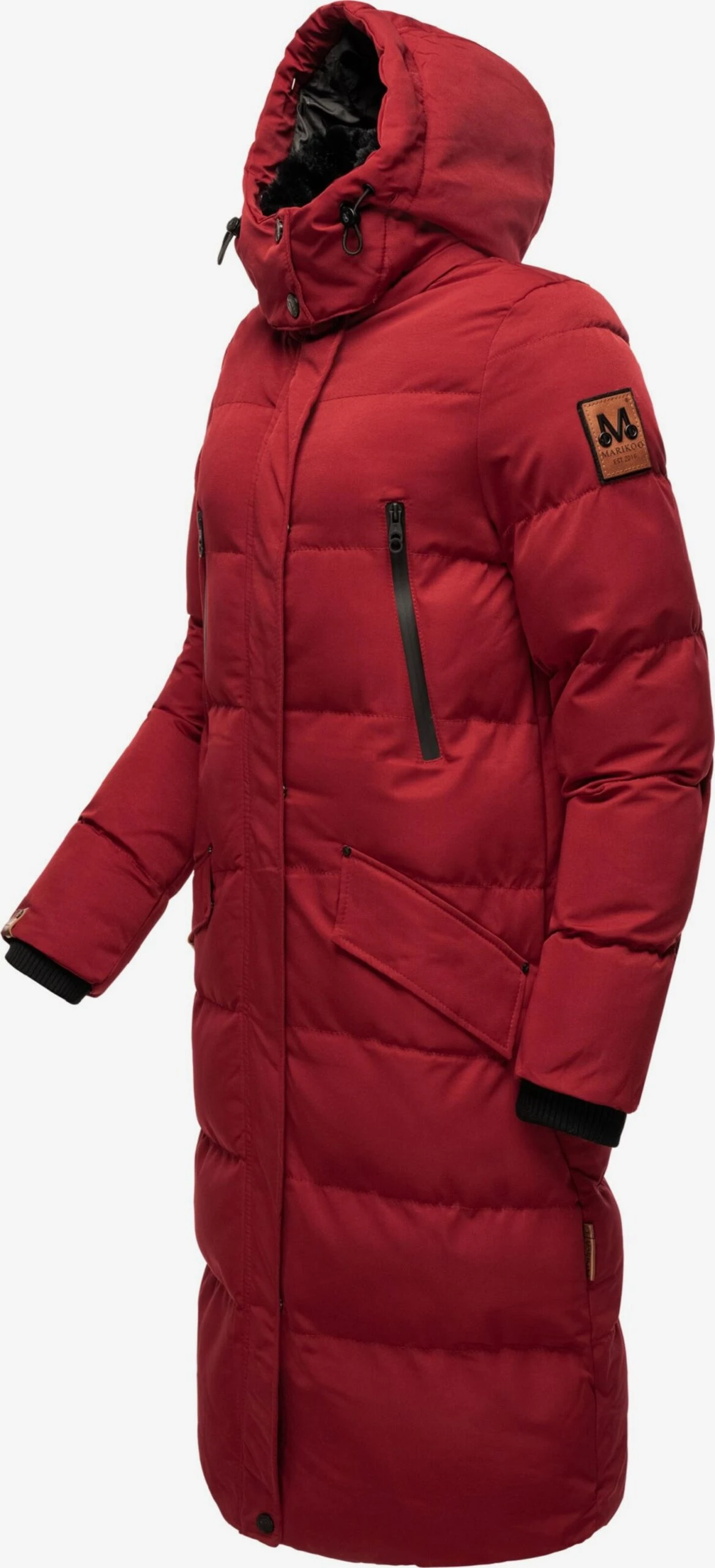 Marikoo Manteaux Dhiver Manteau D’hiver Schneesternchen Femme Rouge Sang 6 Marikoo Manteaux Dhiver Manteau D’hiver Schneesternchen Femme Rouge Sang – Image 4