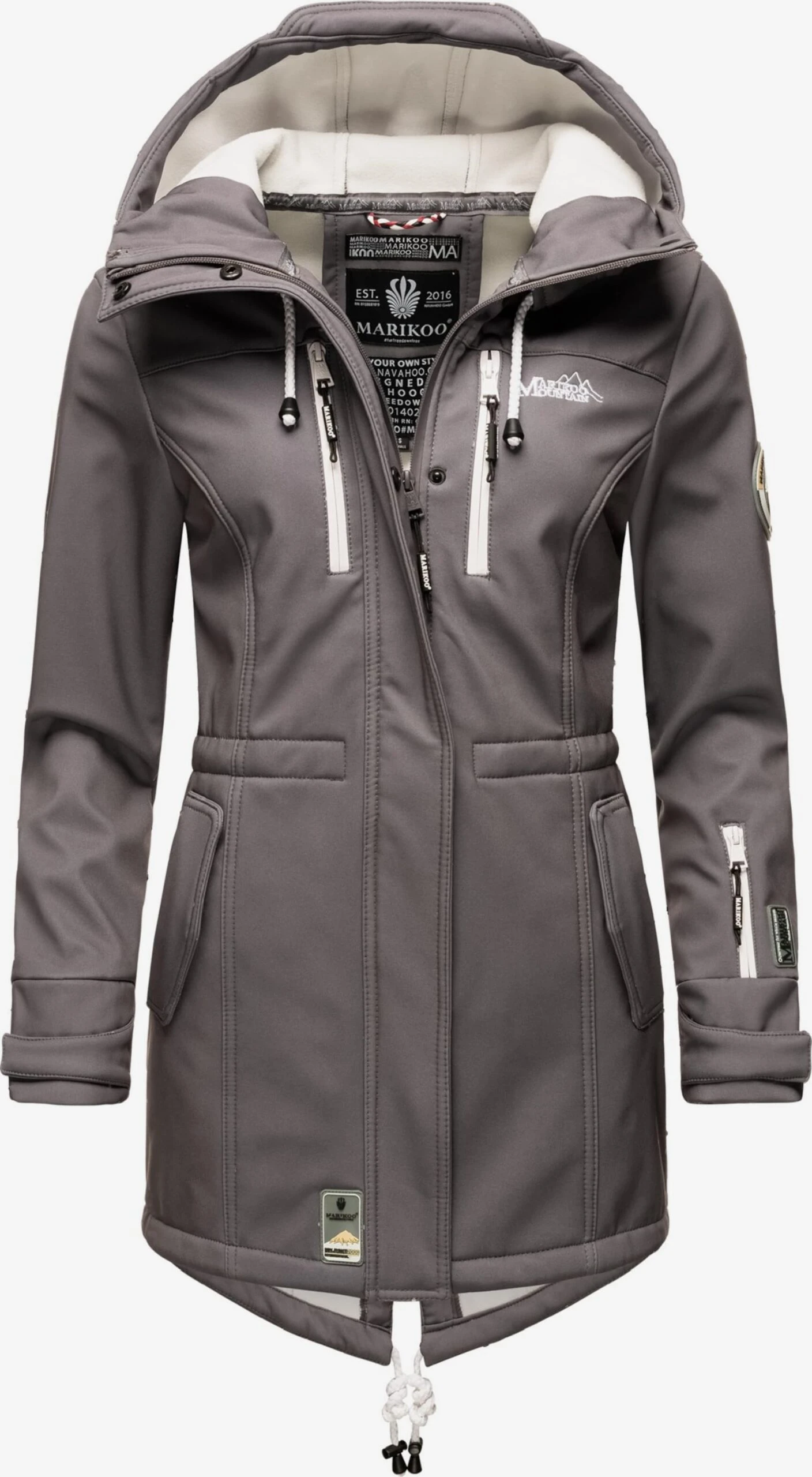 Marikoo Manteaux De Pluie Manteau Fonctionnel Zimtzicke Femme Gris 3 Marikoo Manteaux De Pluie Manteau Fonctionnel Zimtzicke Femme Gris