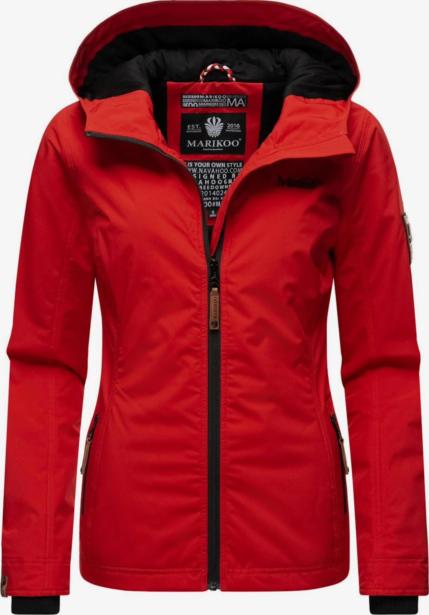 Marikoo Vestes De Mi-saison Veste Mi-saison Brombeere Femme Rouge 3 Marikoo Vestes De Mi-saison Veste Mi-saison Brombeere Femme Rouge