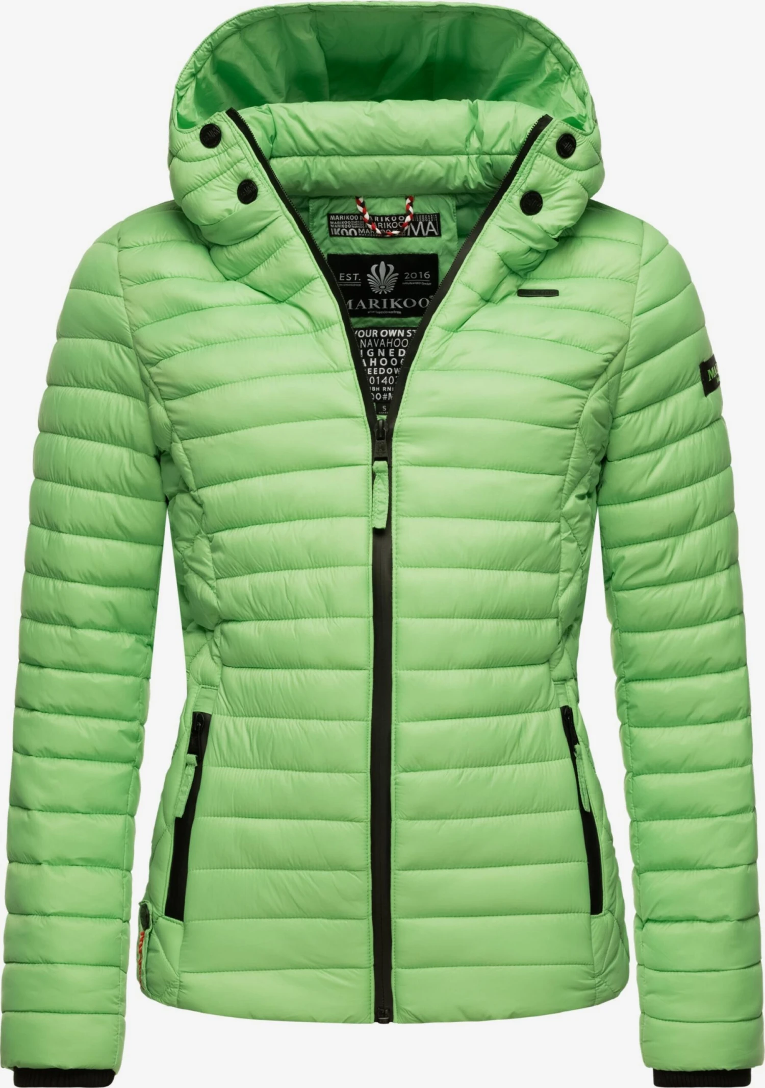 Marikoo Vestes De Mi-saison Veste Mi-saison Samtpfote Femme Vert Clair 3 Marikoo Vestes De Mi-saison Veste Mi-saison Samtpfote Femme Vert Clair