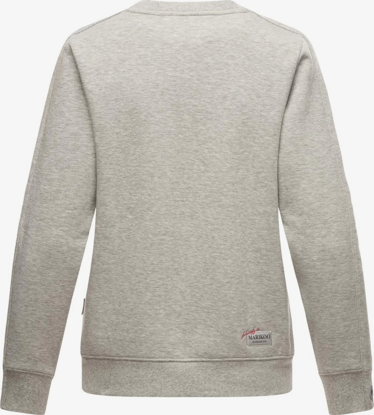 Marikoo Sweats Sweat-shirt Umikoo Femme Gris Chiné 4 Marikoo Sweats Sweat-shirt Umikoo Femme Gris Chiné – Image 3