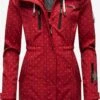 Marikoo Manteaux De Pluie Manteau Fonctionnel Zimtzicke Femme Rouge Rubis -Marikoo 22a3242bc8fde31659c277e0d7431a45