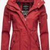 Marikoo Parkas Parka Mi-saison Nyokoo Femme Rouge 1 Marikoo Parkas Parka Mi-saison Nyokoo Femme Rouge -Marikoo 24fc36eefde0cdd587e6273284d5789f
