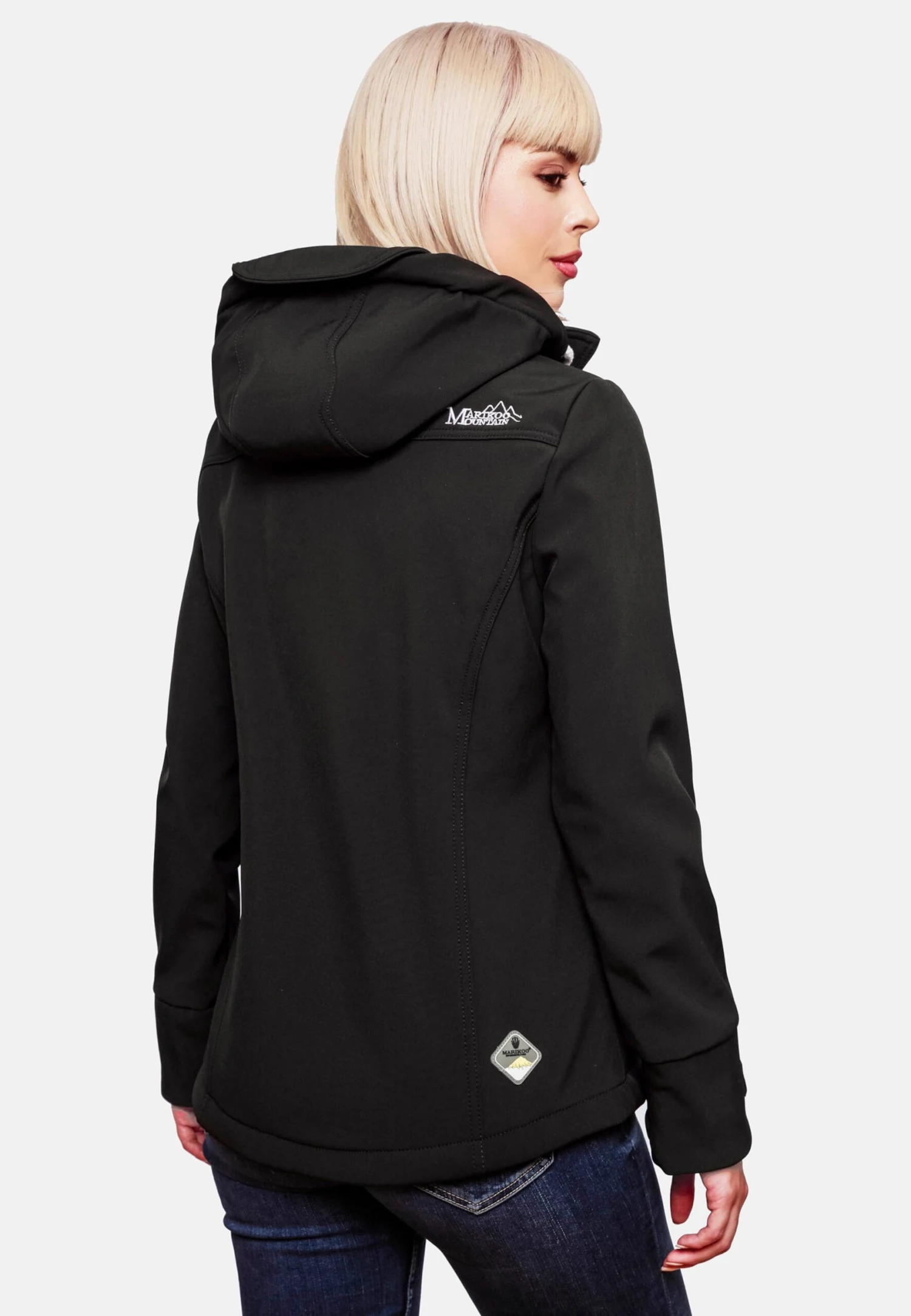 Marikoo Vestes De Mi-saison Veste Mi-saison Femme Noir 8 Marikoo Vestes De Mi-saison Veste Mi-saison Femme Noir – Image 6