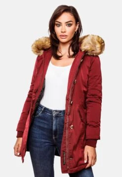 Marikoo Parkas Parka D’hiver Karmaa Femme Rouge / Rouge Sang -Marikoo 2919ec6cca1f5ba2576018533c2f6052