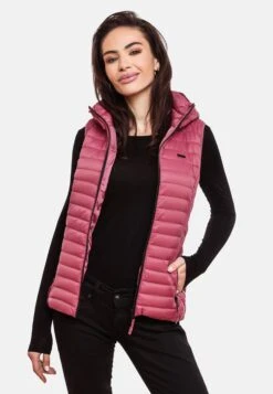 Marikoo Vestes Sans Manches Gilet Hasenpfote Femme Pitaya -Marikoo 2a213822afd0bac23a0363a87981f3d2