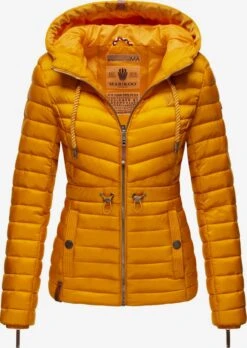 Marikoo Vestes De Mi-saison Veste Mi-saison Aniyaa Femme Jaune Dor -Marikoo 2cd70ce31d8226ac25202882c257eadb
