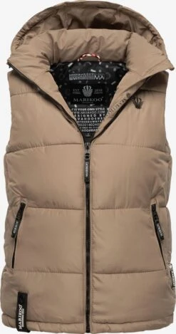 Marikoo Vestes Sans Manches Gilet Eisflöckchen Femme Marron -Marikoo 2dbf25adc1566de34ff23c36e9dc54d9