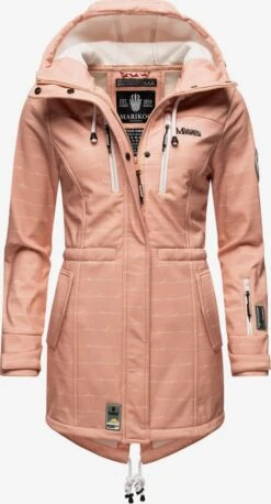 Marikoo Manteaux De Pluie Manteau Fonctionnel Zimtzicke Femme Rose
