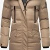 Marikoo Manteaux Dhiver Manteau D’hiver Schneesternchen Femme Beige -Marikoo 2f52b300e75ae9637aaaad7c1a5bc879
