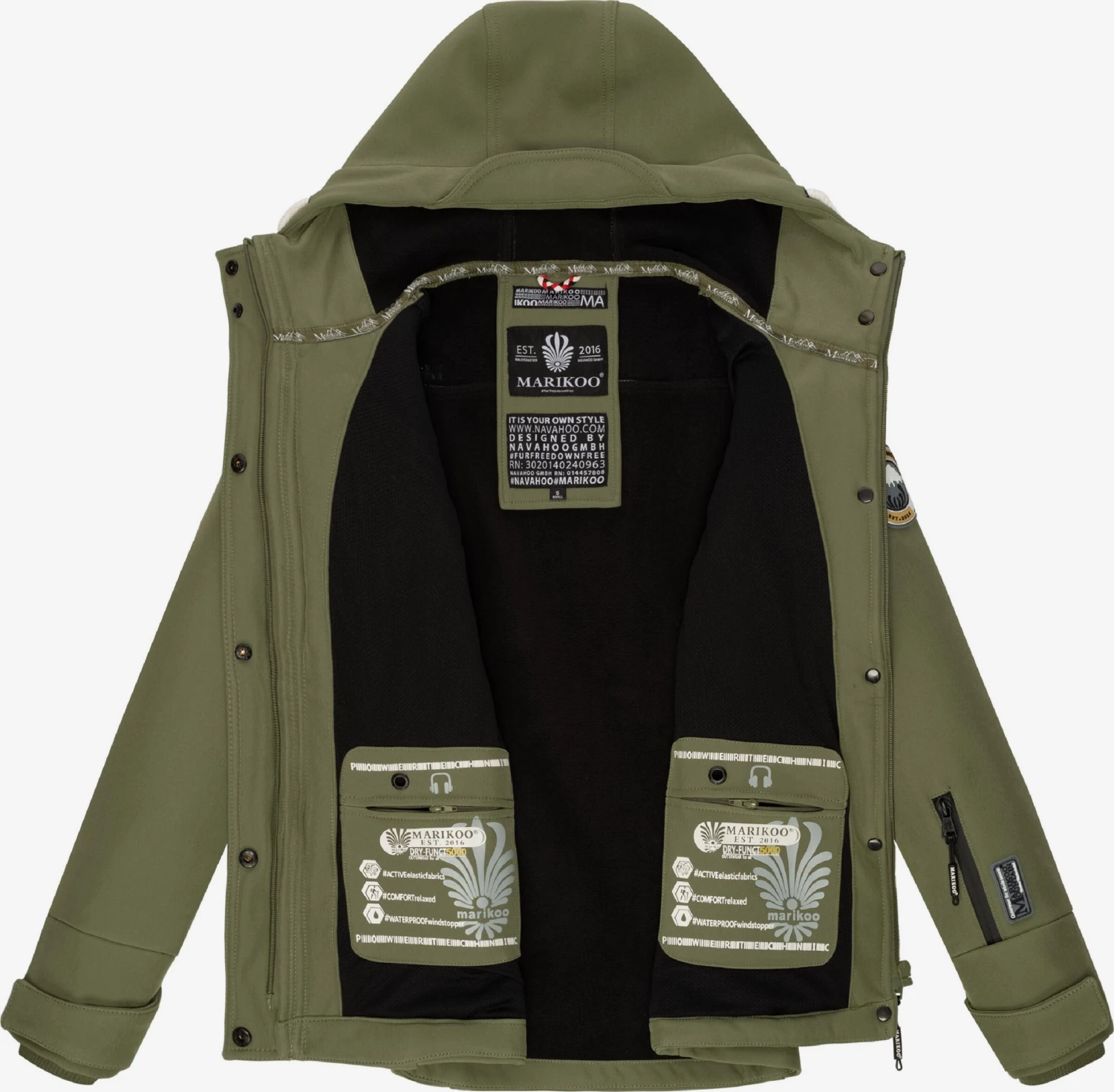 Marikoo Vestes De Mi-saison Veste Mi-saison Kleinezicke Femme Pomme 7 Marikoo Vestes De Mi-saison Veste Mi-saison Kleinezicke Femme Pomme – Image 5