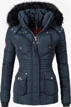 Marikoo Vestes Dhiver Veste D’hiver Vanilla Femme Bleu Cobalt