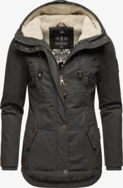 Marikoo Vestes Dhiver Veste D’hiver Bikoo Femme Gris Foncé