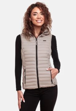 Marikoo Vestes Sans Manches Gilet Hasenpfote Femme Gris Clair 14 Marikoo Vestes Sans Manches Gilet Hasenpfote Femme Gris Clair -Marikoo 33bbda8dbb4f422e3939687b326ffae2