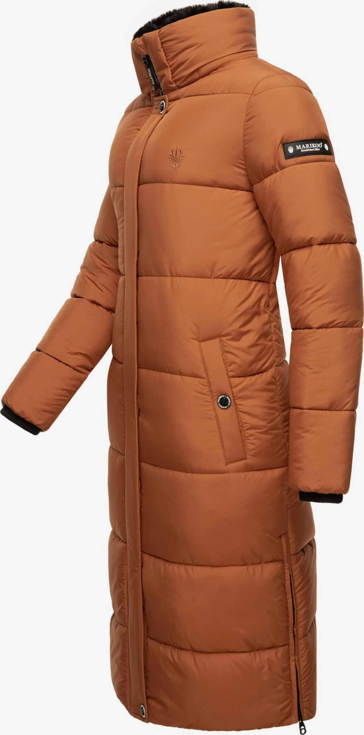 Marikoo Manteaux Dhiver Manteau D’hiver Femme Cognac 7 Marikoo Manteaux Dhiver Manteau D’hiver Femme Cognac – Image 5