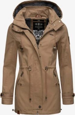 Marikoo Parkas Parka Mi-saison Nyokoo Femme Noisette