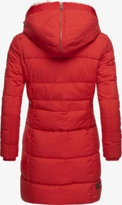 Marikoo Manteaux Courts Manteau D’hiver Femme Rouge -Marikoo 35b86e5e1ac953dc84f226a4c430a933