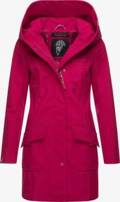 Marikoo Manteaux De Pluie Manteau Fonctionnel Mayleen Femme Magenta